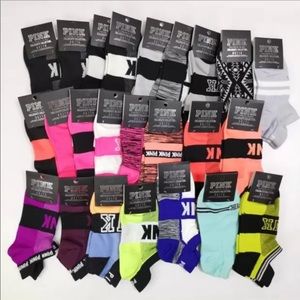 5/$25 NEW WITH TAG VS PINK SOCKS